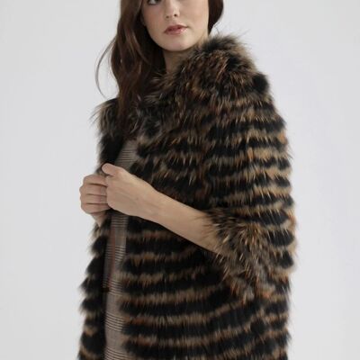 Mocha Fox and Coney Fur Coat