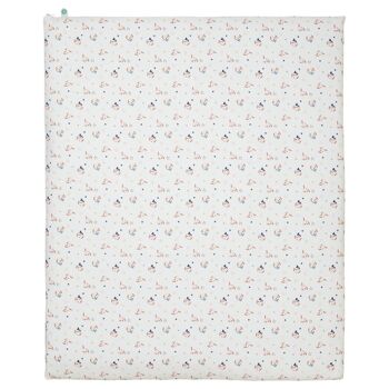 Tapis de jeu bébé tissu 76x93 cm Toutou 1