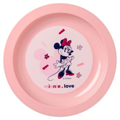 Minnie Confetti baby dinner plate