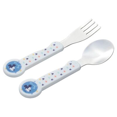 Set of 2 Mickey Cool Baby Cutlery