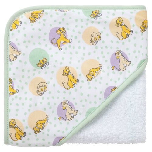 Cape de bain éponge 75x75 cm Roi Lion Cosy Time