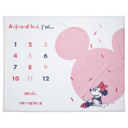 Tapis de jeu PVC 72x92 cm avec étapes bébé Minnie Confettis