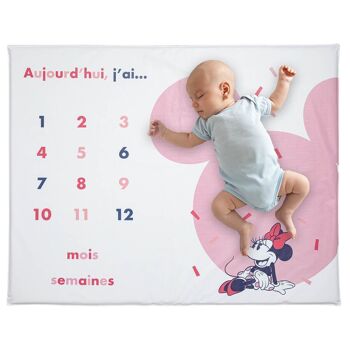 Tapis de jeu PVC 72x92 cm avec étapes bébé Minnie Confettis 2