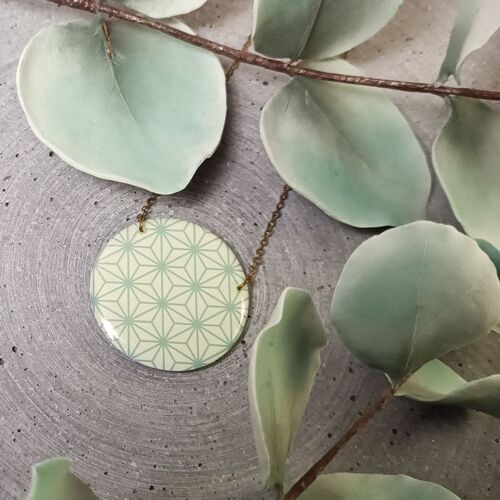 collier réversible Valençay – motif graphique 1026