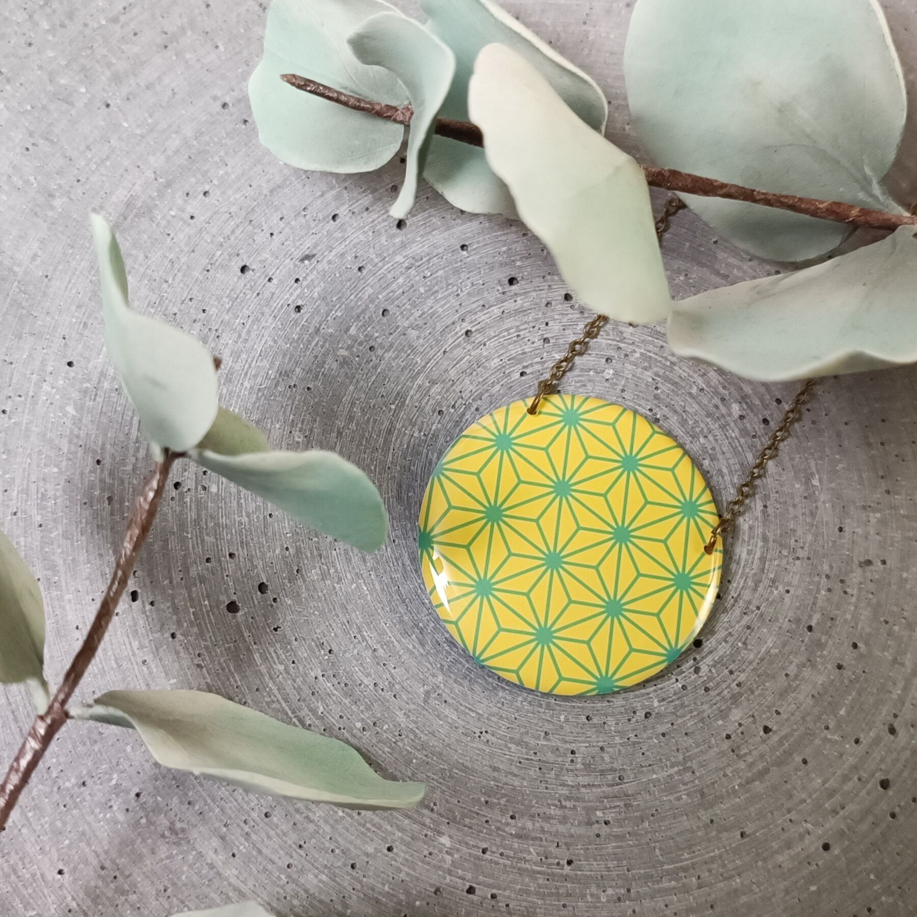 Wendehalskette Valençay – grafisches Muster 1033