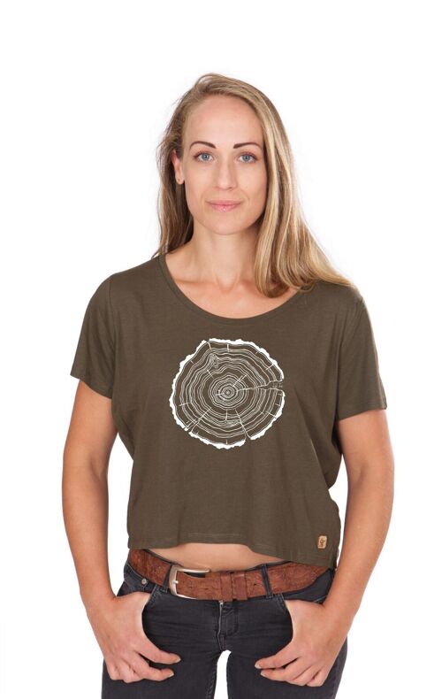 Ecovero Shirt Women Fern Green Treeslice