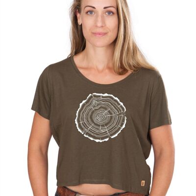 Camisa Ecovero Mujer Fern Green Treeslice