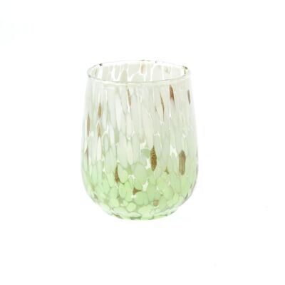 Farol de cristal, Ø 10 x 12 cm, verde, 818509