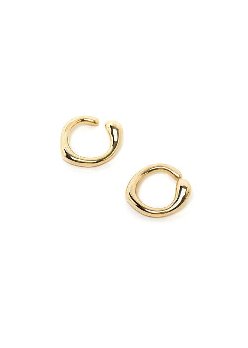 ROUNDED GOLD EARCUFF