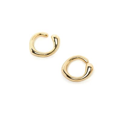 ROUNDED GOLD EARCUFF
