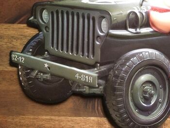 Plaque en tôle : Willys Army Jeep 2