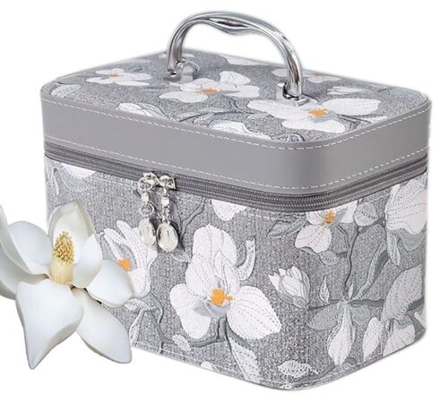 Women's suitcase set "MANOLIA" of leatherette, 3rd sizes for jewelry or cosmetics. Dimension: 19x10x10cm / 21x13x14cm / 23x15x7cm LM-091C