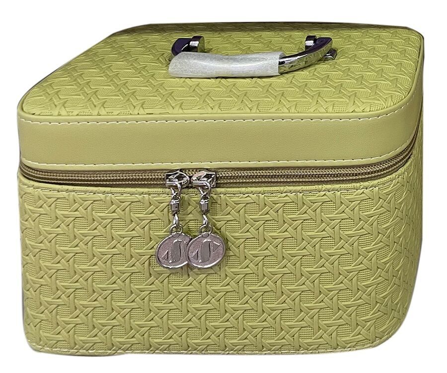 Ensemble de valises à main pour femmes en similicuir, 3ème tailles pour bijoux ou cosmétiques. Dimension : 19x10x10cm / 21x13x14cm / 23x15x7cm LM-092D