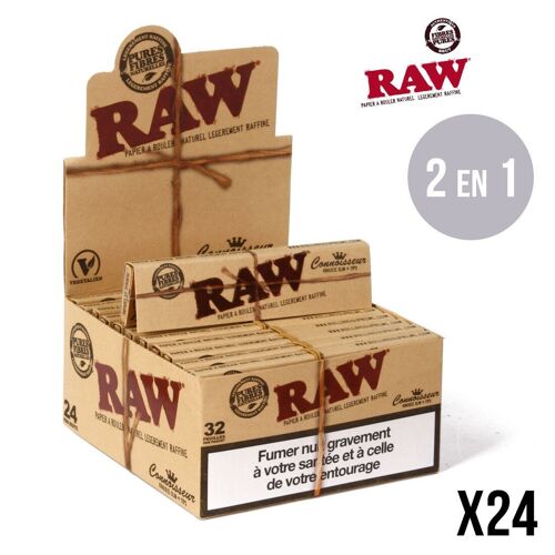 RAW KING SIZE SLIM + TIPS DL24