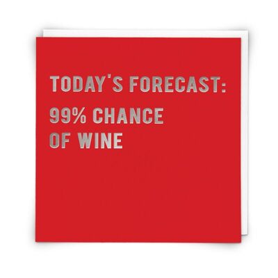 Forecast Greetings Card