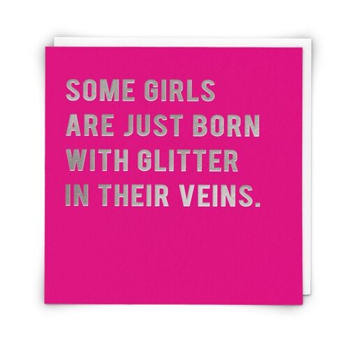 Glitter Greetings Card