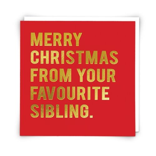 Sibling Greetings Card