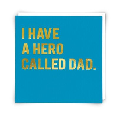 Helden-Papa-Grußkarte