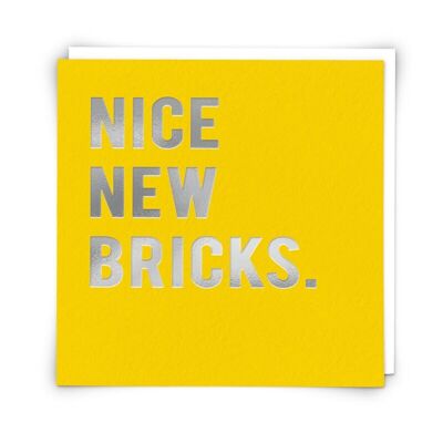 Bricks Greetings Card