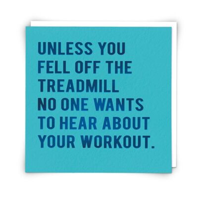 Workout Greetings Card