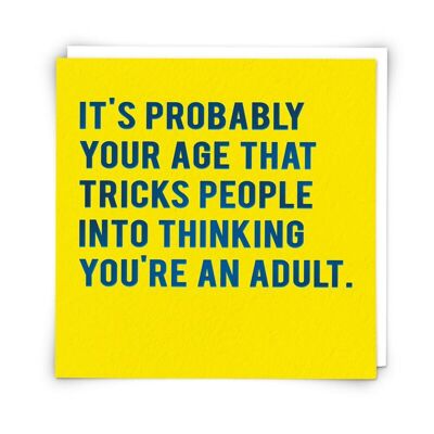 Your Age Greetings Card
