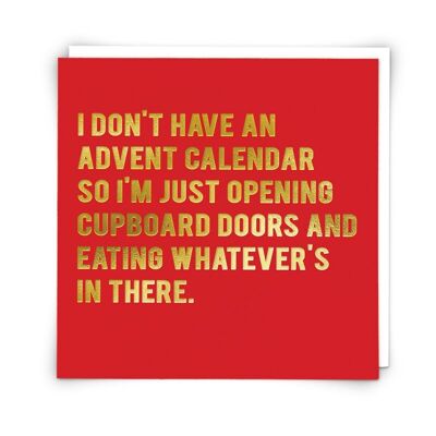 Advent Greetings Card