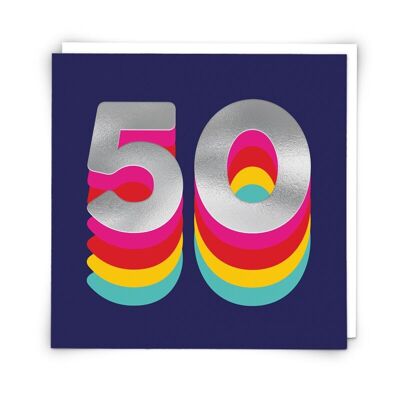 Marina 50 Tarjeta de felicitación