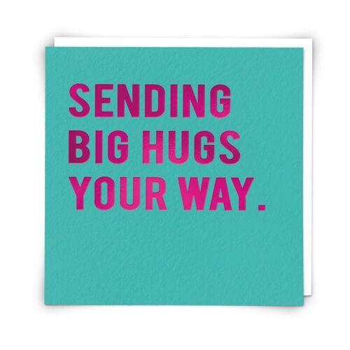 Hugs Greetings Card