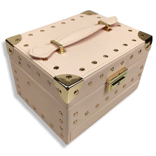 Women's leatherette jewelry case. Dimension: 18x14x11cm LM-099B