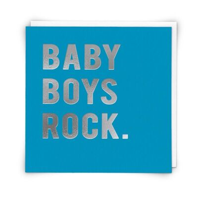 Carte de voeux pour bébés garçons