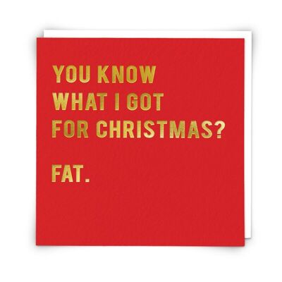 Fat Greetings Card