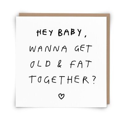 Hey Baby Greetings Card