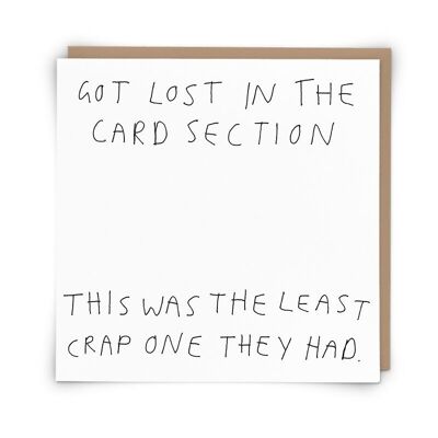Card Section Greetings Card