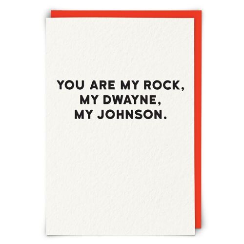 My Rock Greetings Card