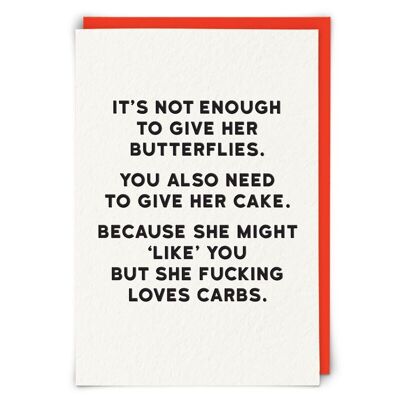 Carbs Greeting Card