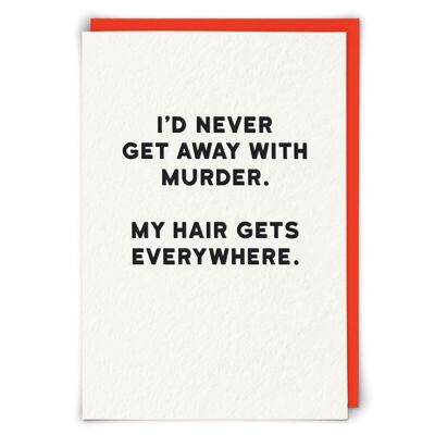 Hair Greetings Card