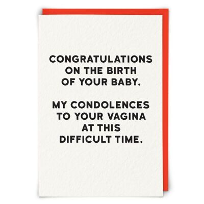 Condolences Greetings Card