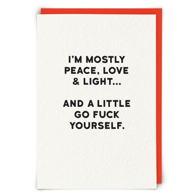 Peace Greetings Card