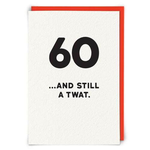 Sixty Greetings Card
