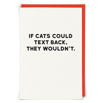 Cartolina d'auguri di gatti