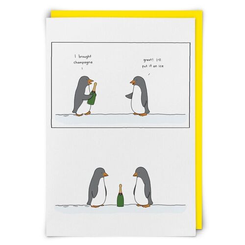 Champagne Greetings Card