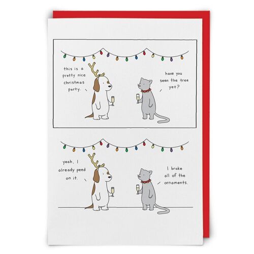 Christmas Party Greetings Card