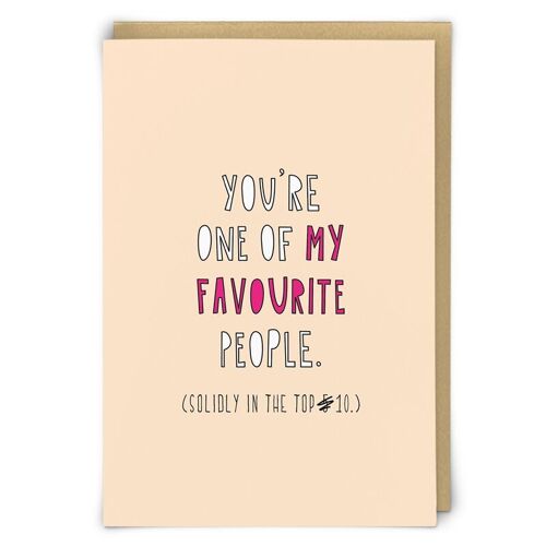 My Favourite Greetings Card