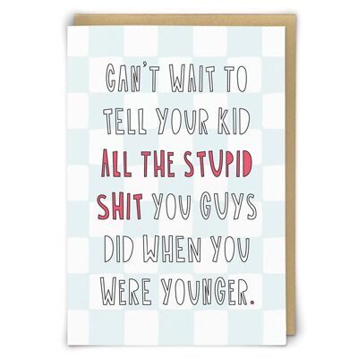 Your Kid Greetings Card
