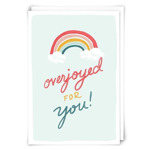 Overjoyed Greetings Card