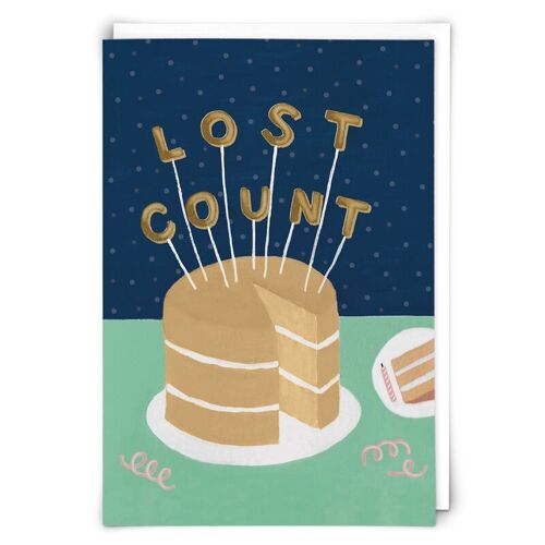 Lost Count Greetings Card