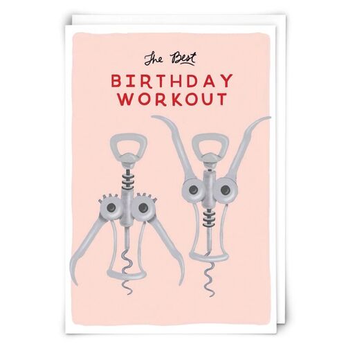 Birthday Workout Greetings Card