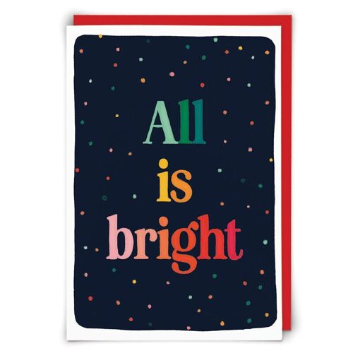 Bright Christmas Greetings Card