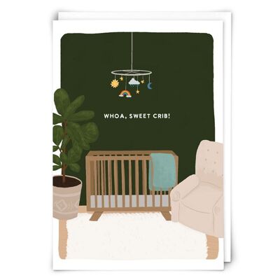 Sweet Crib Greetings Card