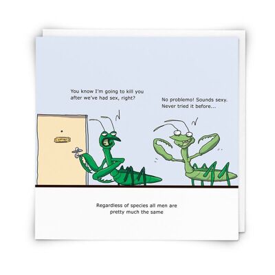 Mantis Greetings Card